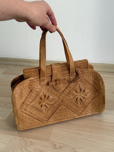 Borsa mano vintage pelle - vintage,