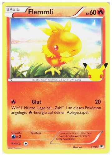 Torchic 011 025 promo - torchic, 011/025