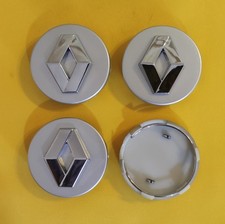 4pz Coprimozzo Auto  60mm Coprimozzo Ruota Centrale Coprimozzo per Renault GRIGI