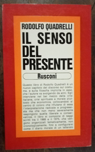Senso del presente - del,