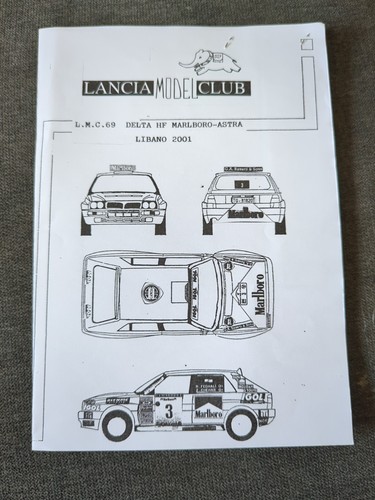 Decal lancia delta hf - decal,