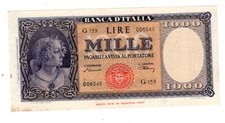ITALIA ITALIA Biglietto 1000