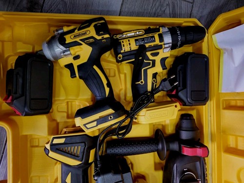 Kit 4in1 trapano - trapano,, avvitatore