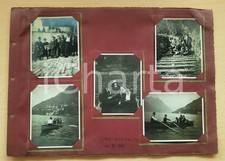 1920 BLEVIO - Lago di COMO - Gruppo di escursionisti in gita *5 foto