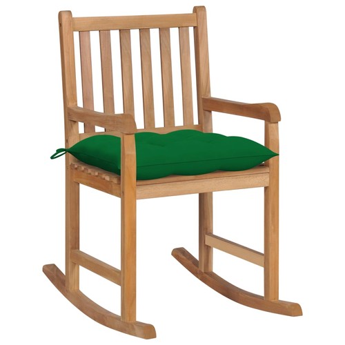 Sedia dondolo con cuscino - sedia,