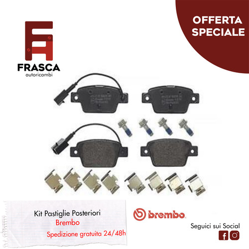 Pastiglie freno posteriori - pastiglie,
