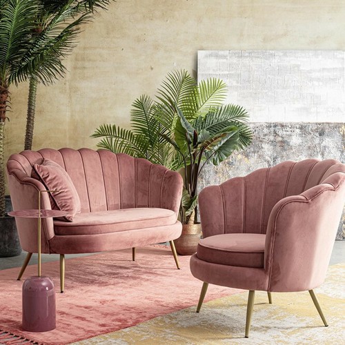 Divano intage rosa glam - rosa,