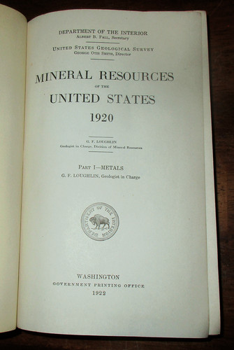 Geology mining 1922 mineral - 1922,