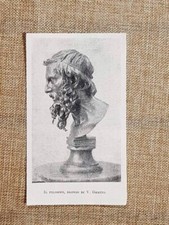 Il filosofo Scultura in bronzo