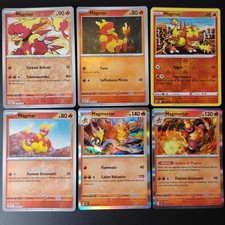 Magmar Magmortar Pokemon Lotto Collezione Italiano Reverse Holo e Holo