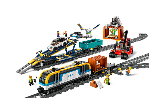 Treno merci con - accessori, e
