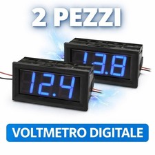 2 PEZZI Voltmetro digitale