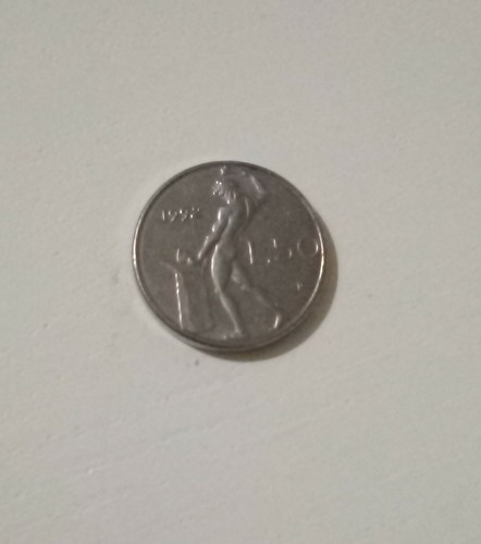 Moneta piccola lire anno - moneta,