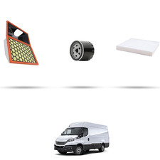 HOFFCAR Kit tagliando - 3 filtri compatibile con Iveco Daily VI 35C 12 2.3 120 8