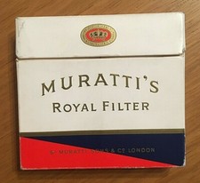 Pacchetto vuoto sigarette vintage - Muratti's Royal Filter
