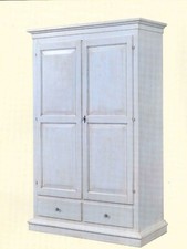 ARMADIO LEGNO BIANCO ANTICATO