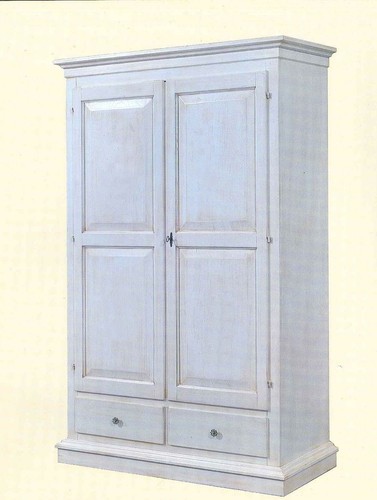 Armadio legno bianco - legno, anticato