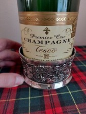 Antique Silverplate Bottle