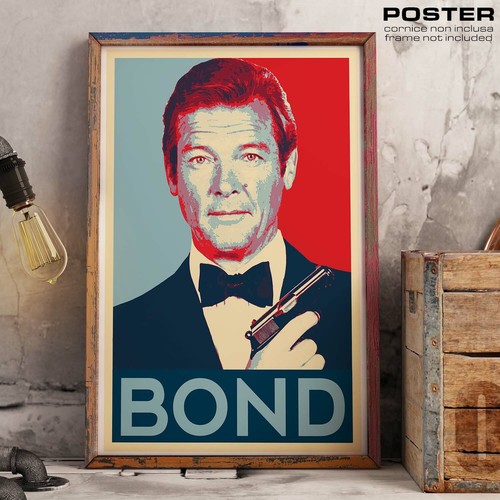 Poster locandina roger moore - roger,