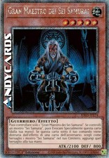 GRAN MAESTRO DEI SEI SAMURAI (Grandmaster Six) Segreta Platino RA03 IT174 • 1Ed