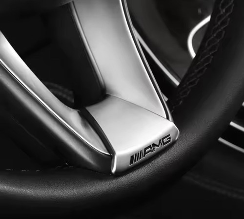 Adesivo logo volante mercedes - volante,