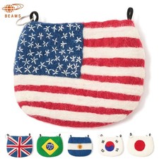 bPr BEAMS World Pouch lana