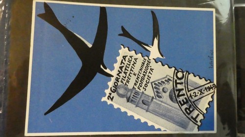 1950 cartolina commemorativa - cartolina,