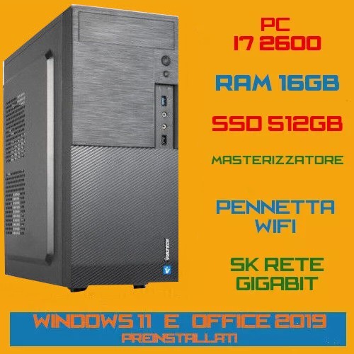 Computer fisso cpu intel i7 - computer,