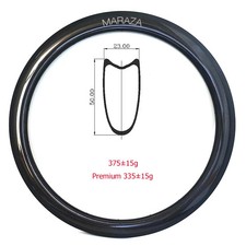 Cerchio in fibra di carbonio