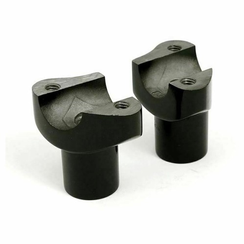 Supporti rialzi manubrio nero - supporti,