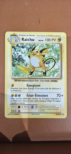 Carte pokemon raichu evo - carte,