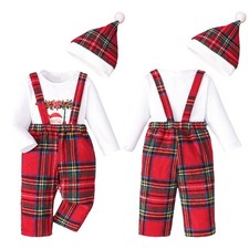 Set Pantaloni Neonato Elegante Cappello Carino Tuta Morbida Tutina Caldo