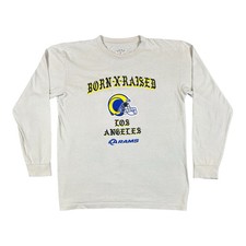 T-shirt Born X Raised Los Angeles Rams NFL BXR manica media lunga