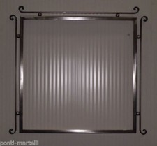 CORNICE Specchio FERRO BATTUTO