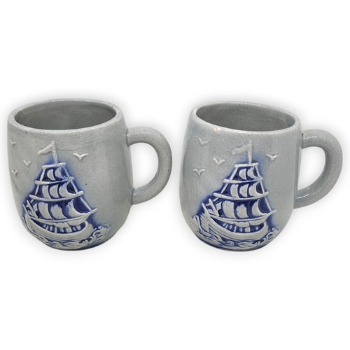 Tazza caffè veliero gabbiani
