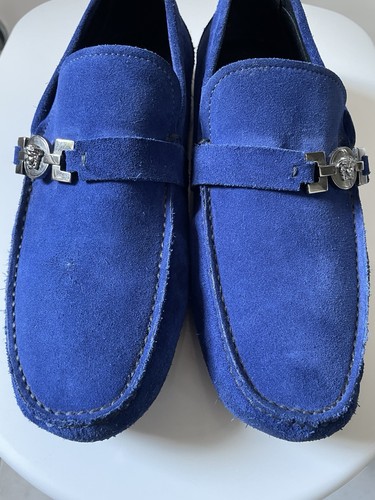 Versace mocassini uomo suede - versace,