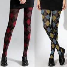 Lotto collant vintage a quadri