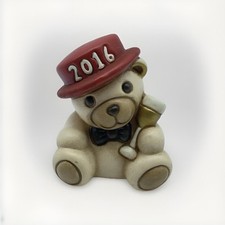 THUN orso Teddy auguri  buon anno 2016 Rosso , Altezza 8 cm. Raro.