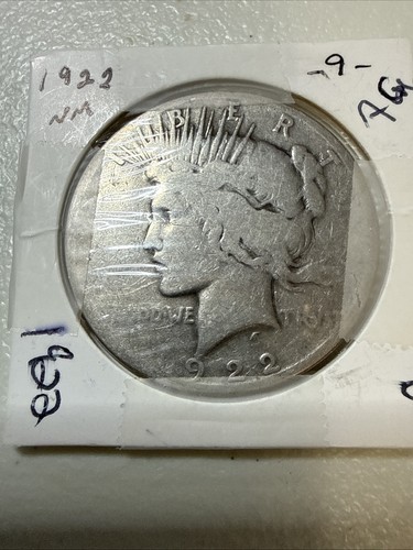 1922 peace dollar - dollar, ag