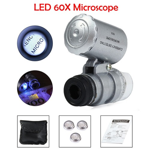Mini 60x microscopio tascabile - 60x,