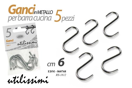 Ganci barra cucina - ganci,