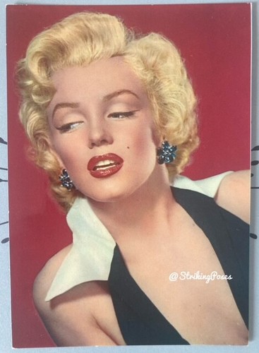 1980s postcard marilyn - 1980s,