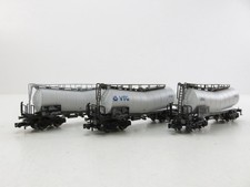 (RBT159) Fleischmann 846002 set carrello caldaia articolato Zacens della SNCF, DC, N, confezione originale