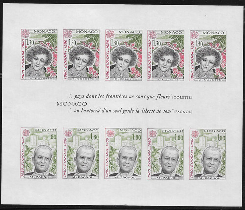 Monaco bloc non - monaco, n°18**