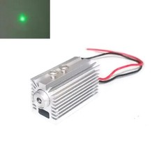 Modulo diodo laser luce alta luminosità punto verde 532nm 30mW dissipatore di calore 5V