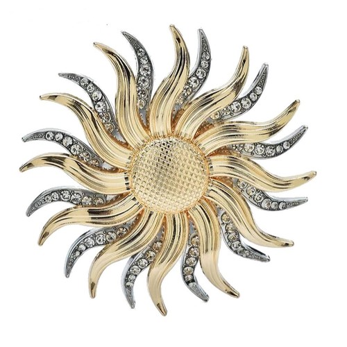 Spilla gioiello grande - , sole