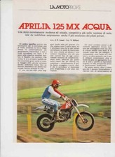 advertising Pubblicità MOTO APRILIA 125 MX ACQUA 80-MOTOITALIANE MOTOCROSS EPOCA