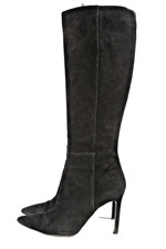 Stivali donna Carlo Pazolini neri scamosciati al ginocchio misura 38,5 eleganti classici