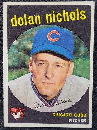 1959 topps 362 dolan - topps, nichols