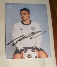 Biglietto autografo Nicolò Tresoldi DFB U21 autografato 